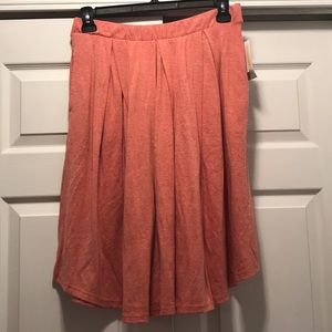 Lularoe Madison pleated skirt, pink, Large, BNWT